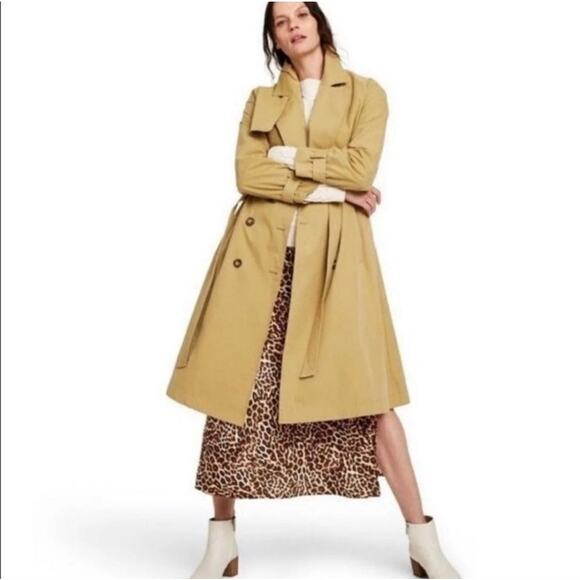 Nili Lotan Jackets & Blazers - Nili Lotan X Target double-breasted khaki trench coat size XS
